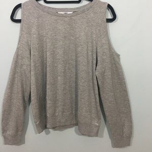 Joy Lab gray cold shoulder sweatshirt Size L